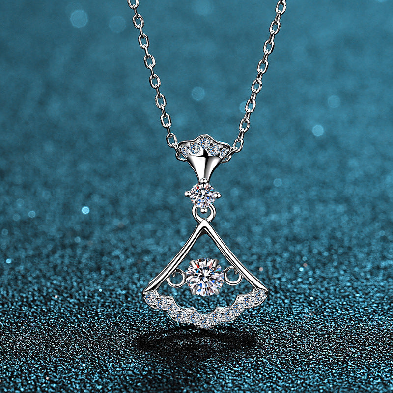Moissanite Necklaces in 925 Sterling Silver 0.3ct