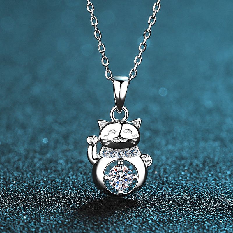 Moissanite Necklaces in 925 Sterling Silver 0.3ct