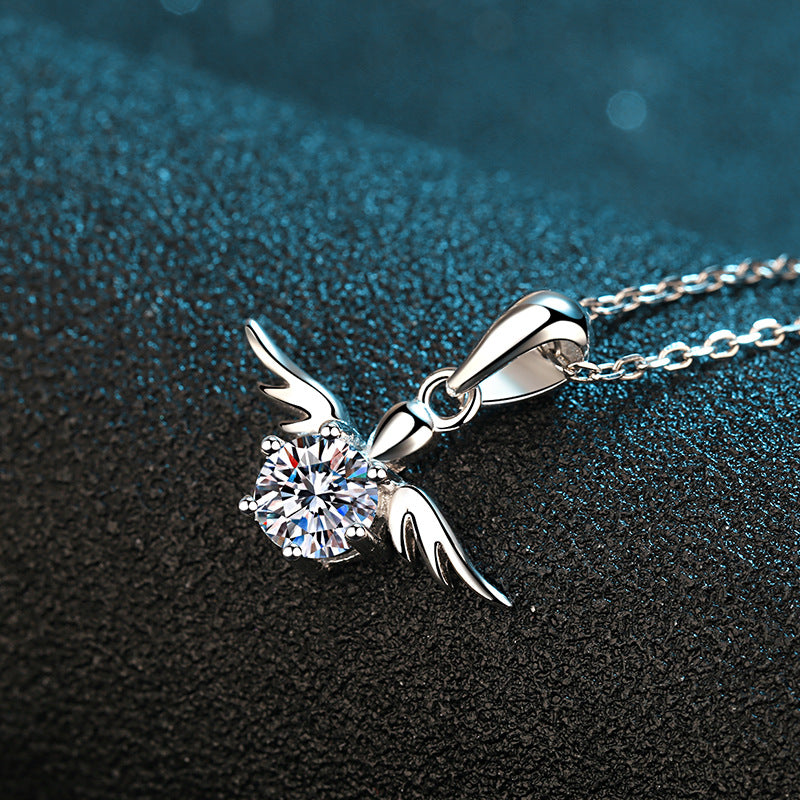 Moissanite Necklaces in 925 Sterling Silver 0.5ct