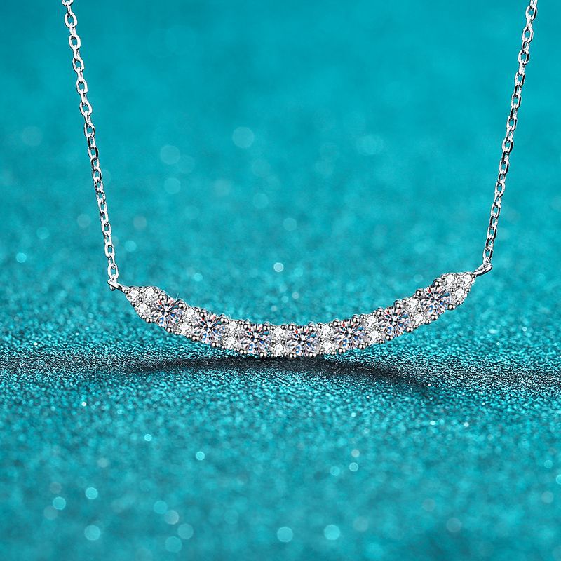 Moissanite Necklaces in 925 Sterling Silver 0.7ct