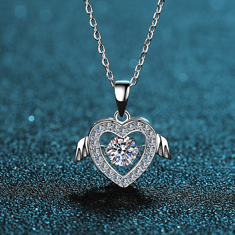 Moissanite Necklaces in 925 Sterling Silver 0.5ct