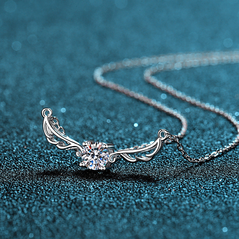 Moissanite Necklaces in 925 Sterling Silver 0.5ct