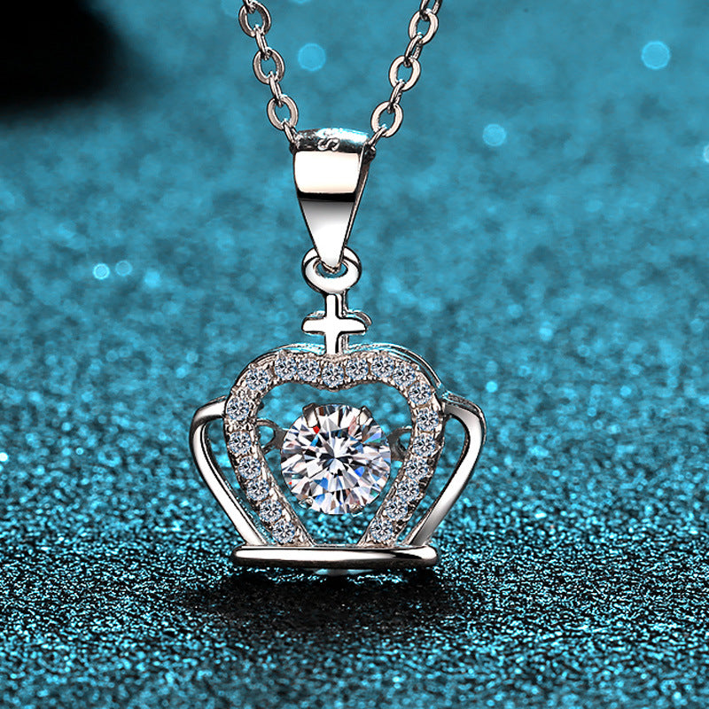 Moissanite Necklaces in 925 Sterling Silver 0.5ct