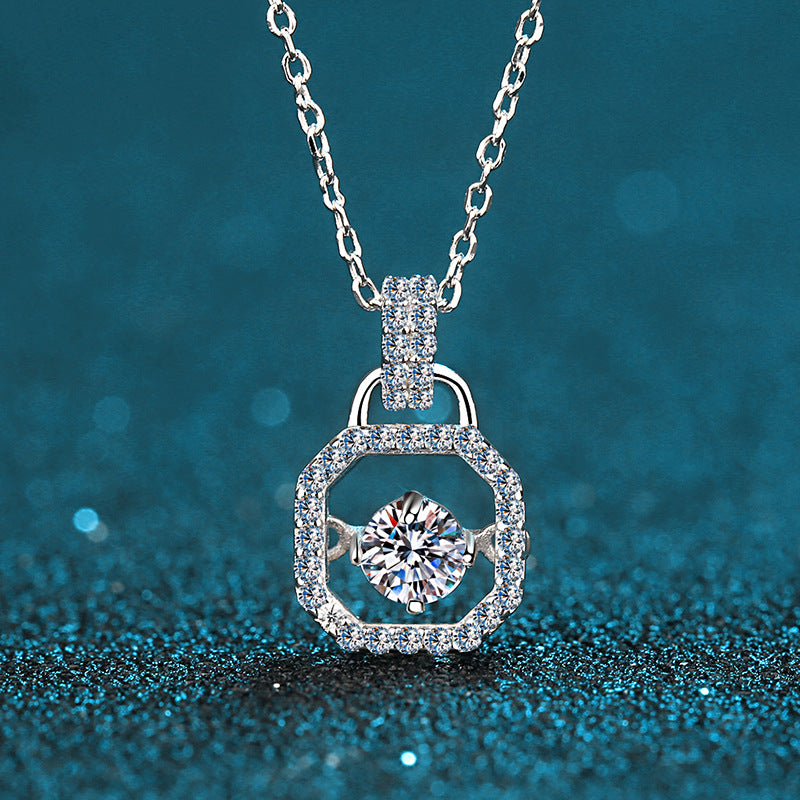 Moissanite Necklaces in 925 Sterling Silver 0.3ct