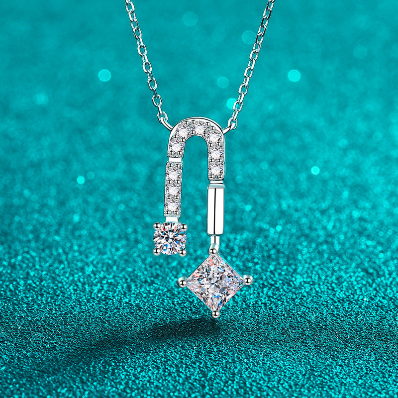 Moissanite Necklaces in 925 Sterling Silver 1.3ct