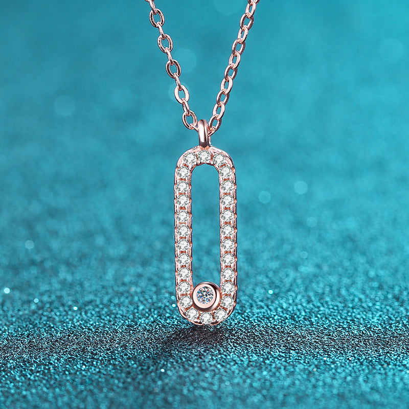Moissanite Necklaces in 925 Sterling Silver 0.28ct