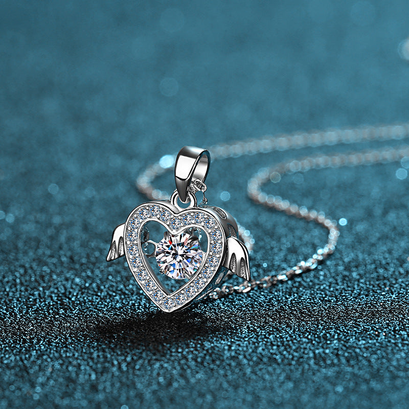 Moissanite Necklaces in 925 Sterling Silver 0.5ct