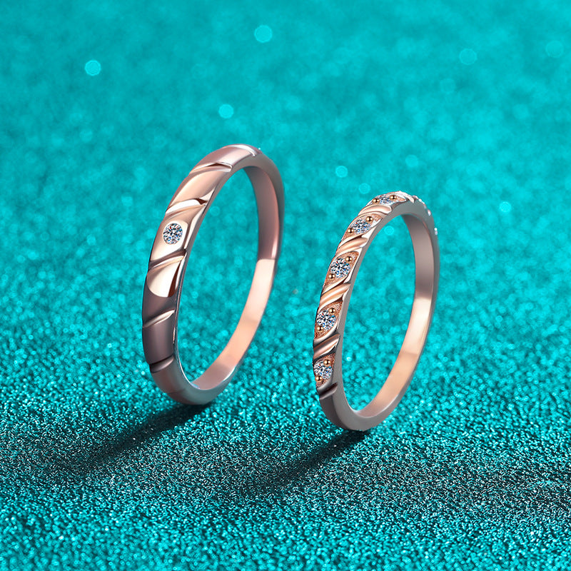 Moissanite Ring in 925 Sterling Silver