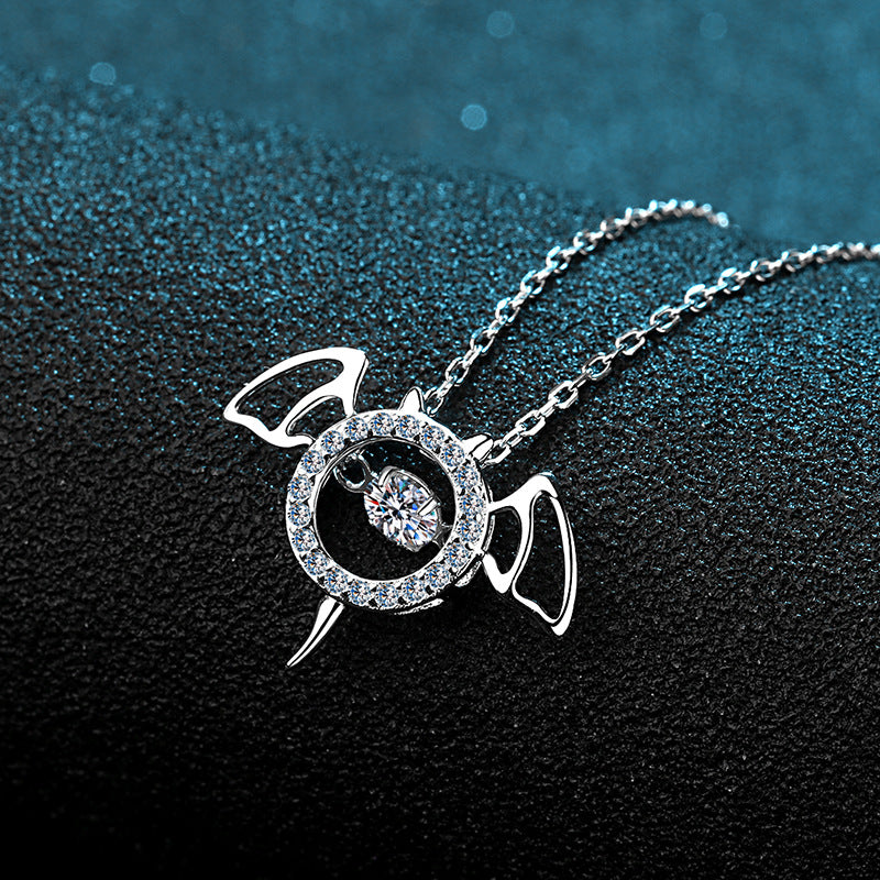 Moissanite Necklaces in 925 Sterling Silver 0.3ct