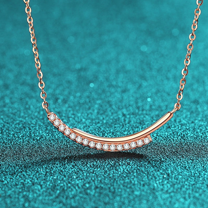 Moissanite Necklaces in 925 Sterling Silver 0.24ct