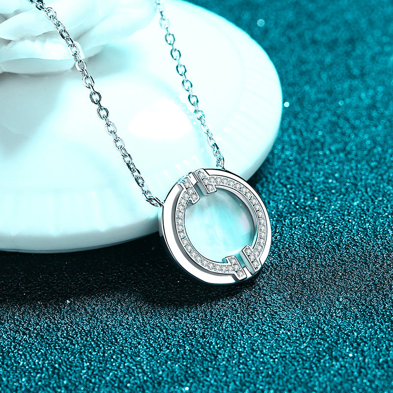 Moissanite Necklaces in 925 Sterling Silver