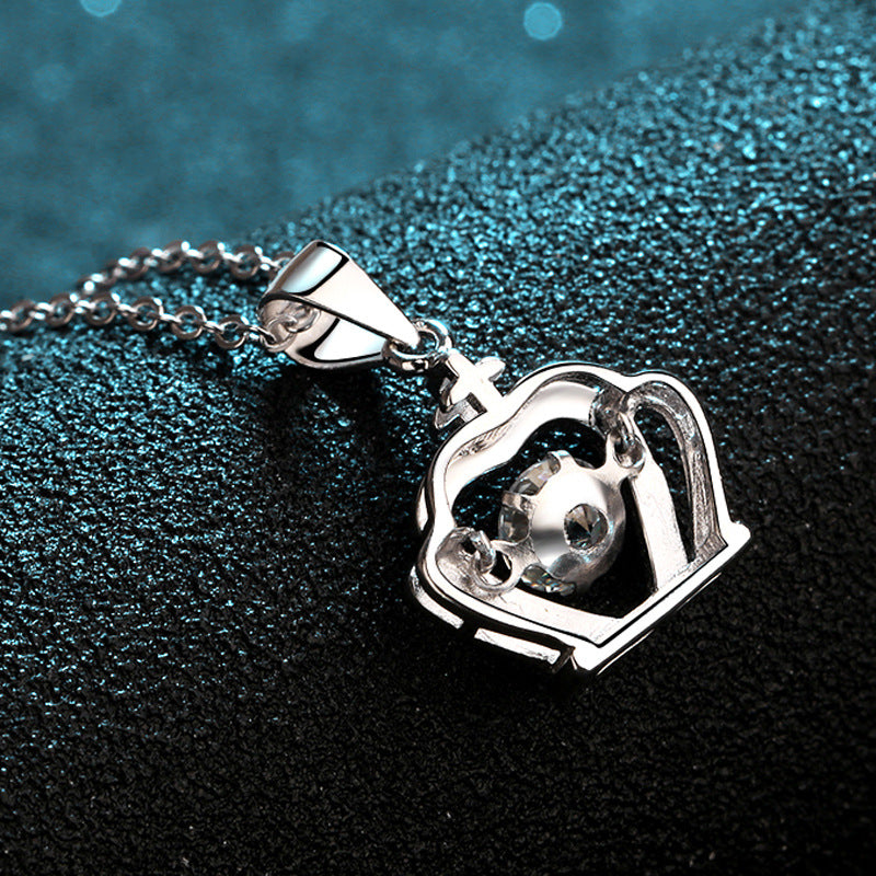 Moissanite Necklaces in 925 Sterling Silver 0.5ct