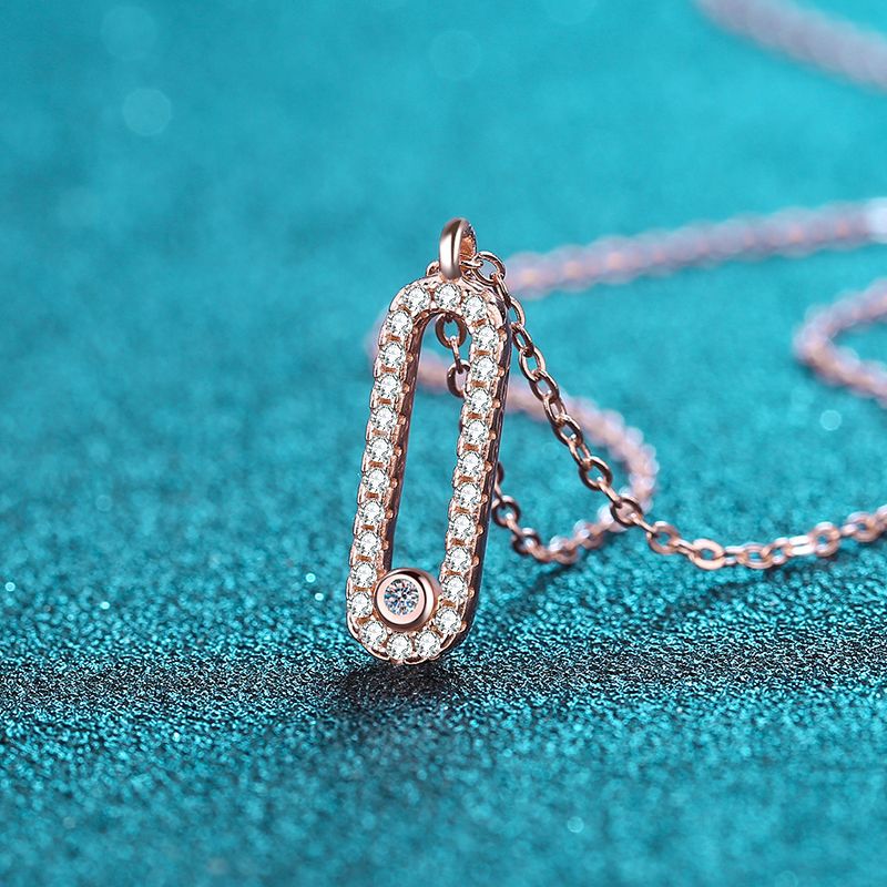 Moissanite Necklaces in 925 Sterling Silver 0.28ct