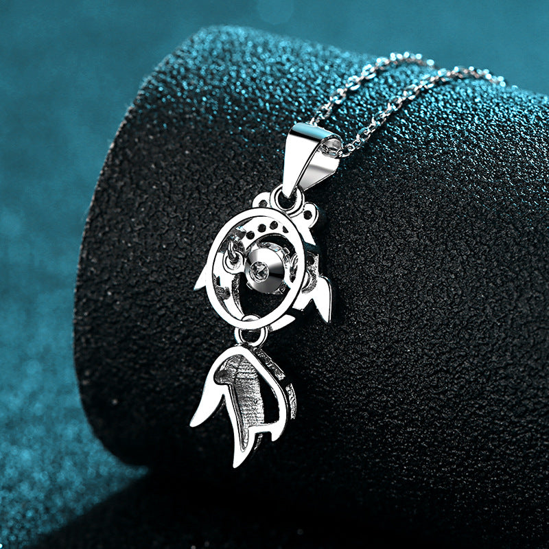 Moissanite Necklaces in 925 Sterling Silver 0.3ct