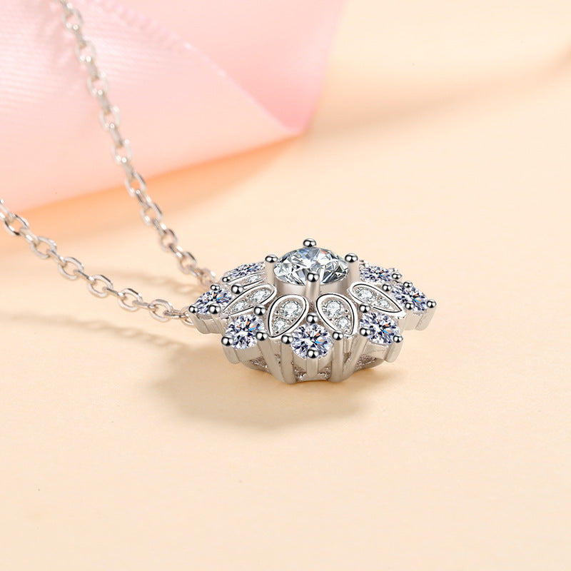 Moissanite Necklaces in 925 Sterling Silver 0.5ct