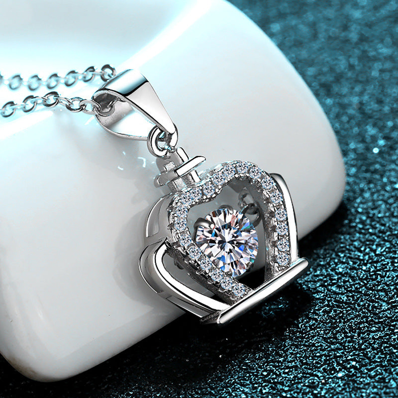 Moissanite Necklaces in 925 Sterling Silver 0.5ct