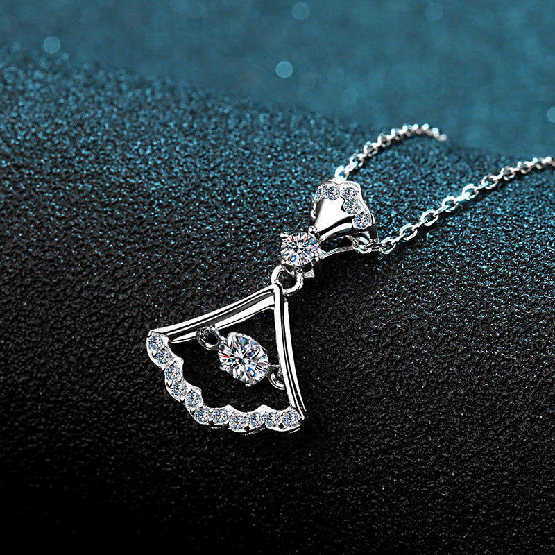 Moissanite Necklaces in 925 Sterling Silver 0.3ct