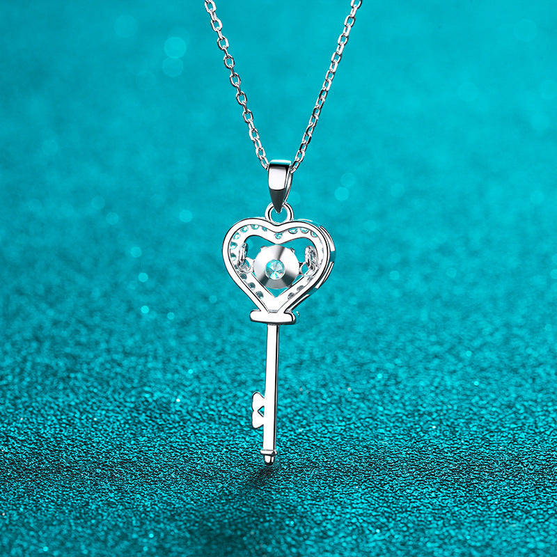 Moissanite Necklaces in 925 Sterling Silver 0.5ct
