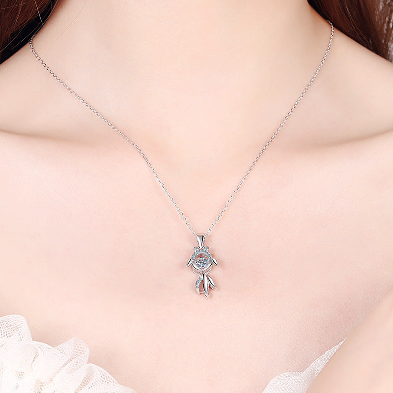 Moissanite Necklaces in 925 Sterling Silver 0.3ct