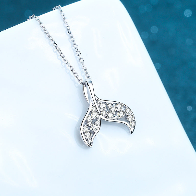 Moissanite Necklaces in 925 Sterling Silver 0.393ct