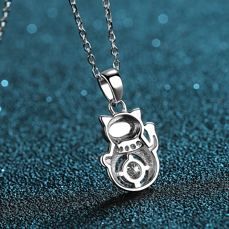 Moissanite Necklaces in 925 Sterling Silver 0.3ct