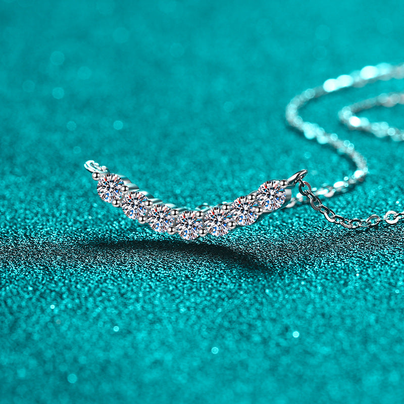 Moissanite Necklaces in 925 Sterling Silver 1.4ct