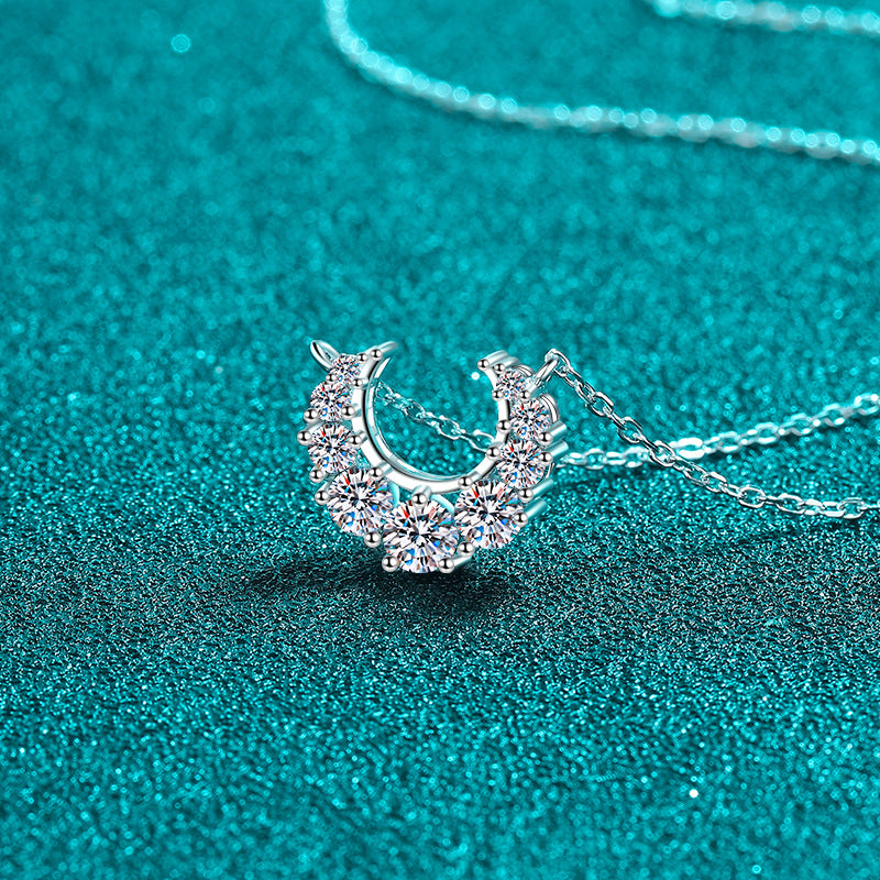 Moissanite Necklaces in 925 Sterling Silver 0.66ct