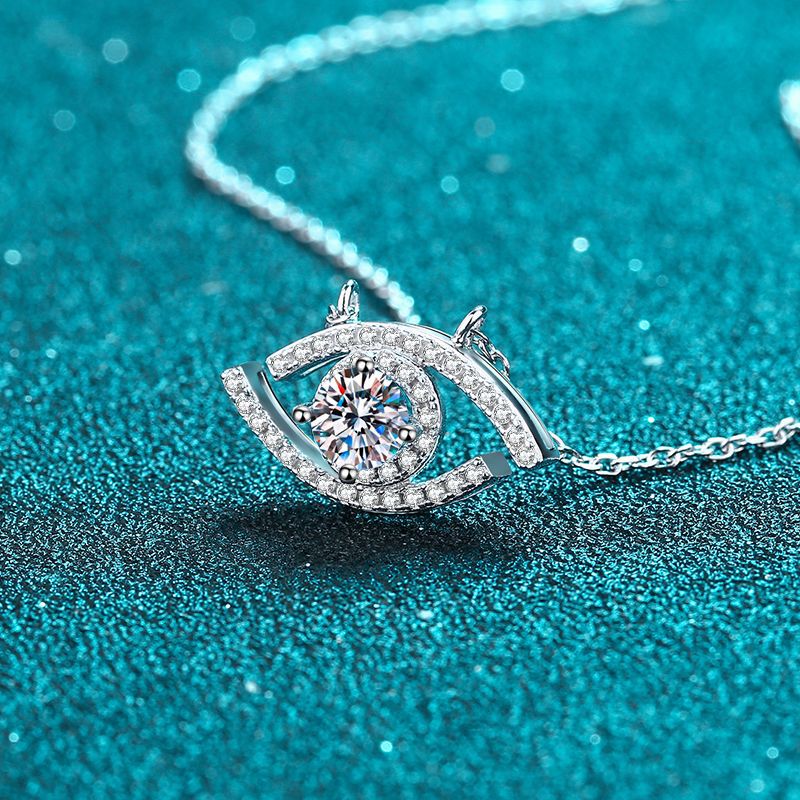 Moissanite Necklaces in 925 Sterling Silver 0.5ct