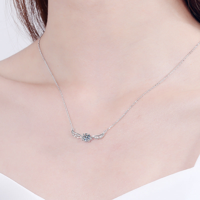 Moissanite Necklaces in 925 Sterling Silver 0.5ct