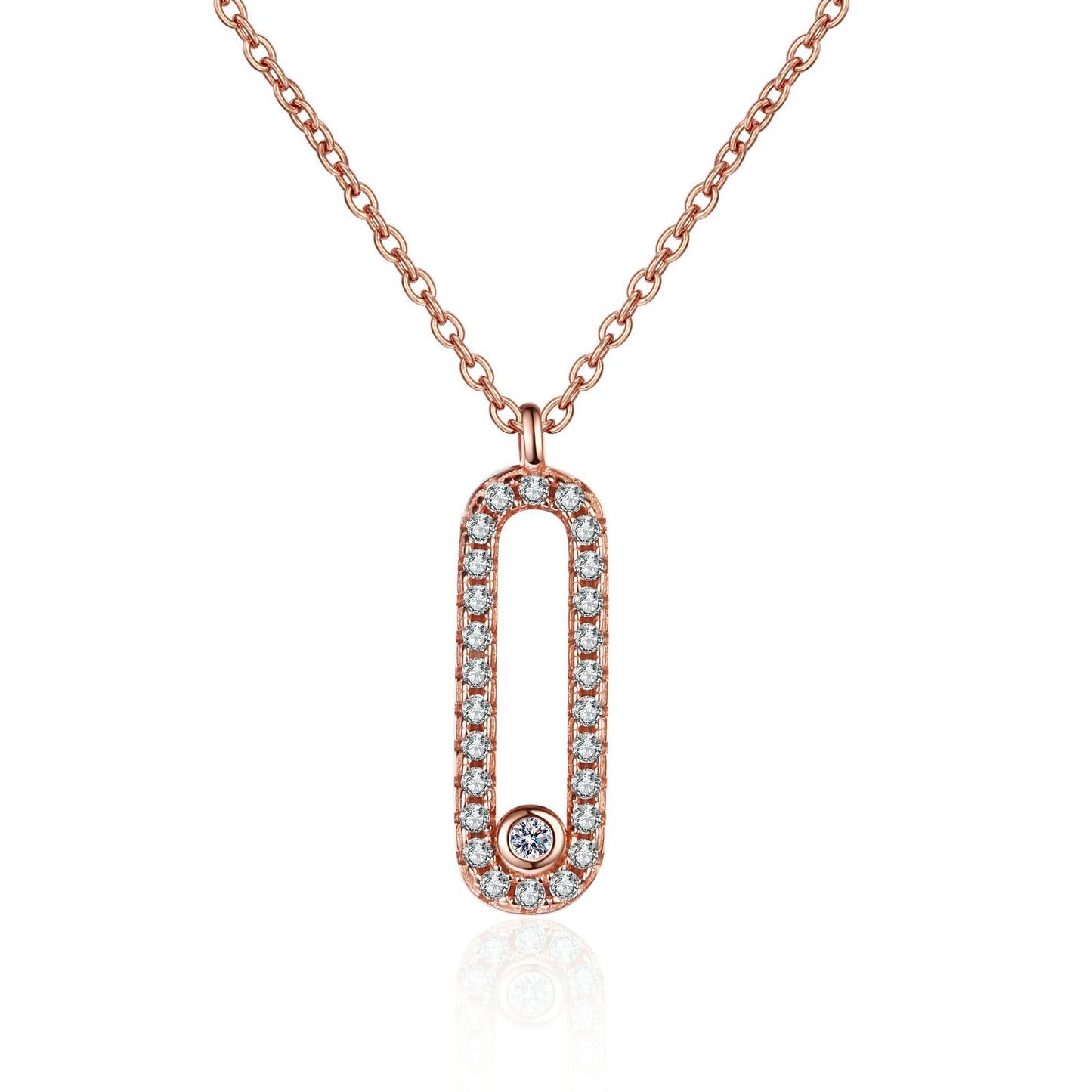 Moissanite Necklaces in 925 Sterling Silver 0.28ct