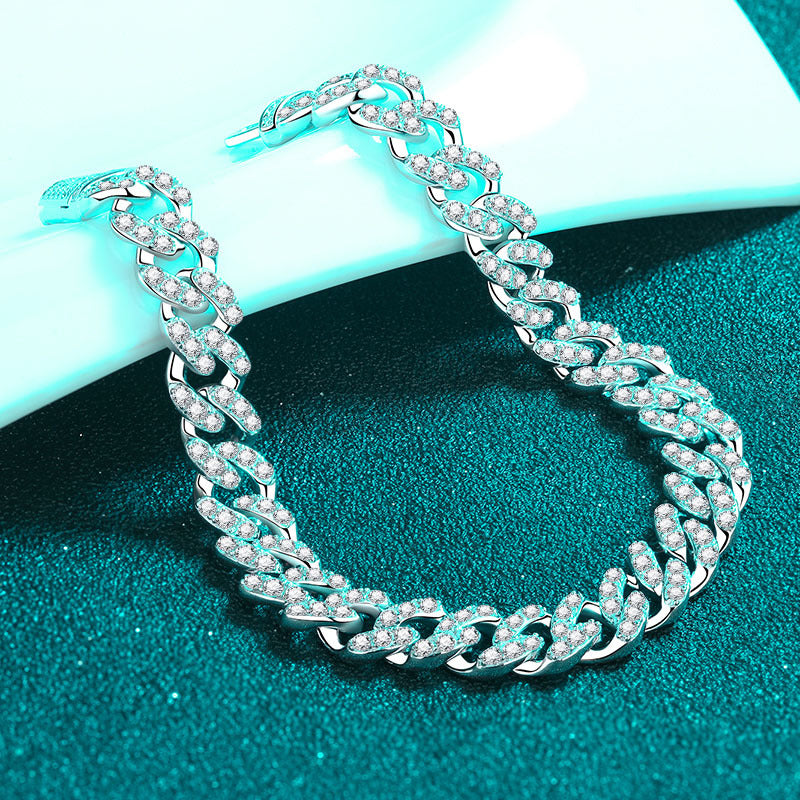 Moissanite Tennis Bracelets in 925 Sterling Silver 4.31ct 15.5cm