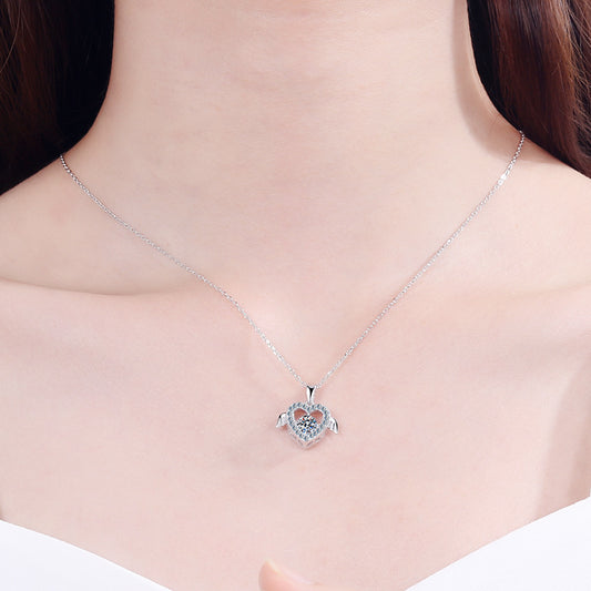 Moissanite Necklaces in 925 Sterling Silver 0.5ct