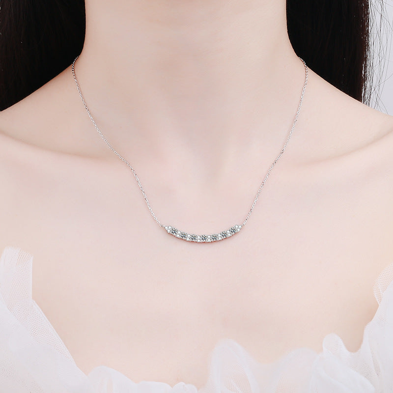 Moissanite Necklaces in 925 Sterling Silver 0.7ct