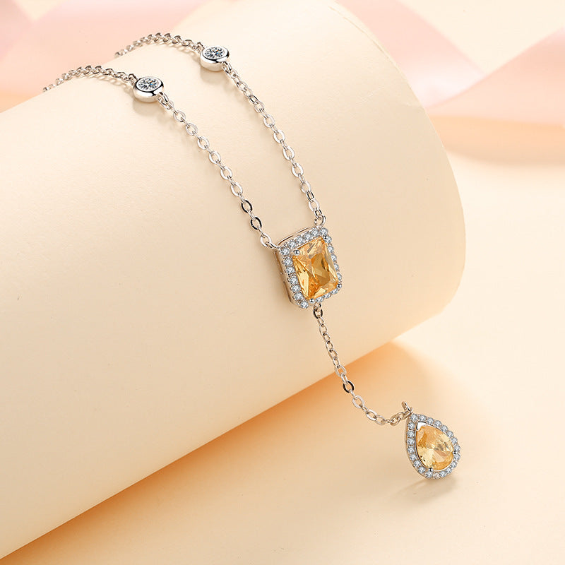 Moissanite Necklaces in 925 Sterling Silver 3ct