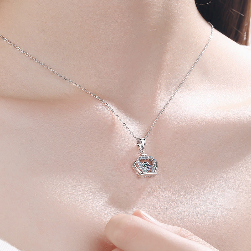 Moissanite Necklaces in 925 Sterling Silver 0.5ct