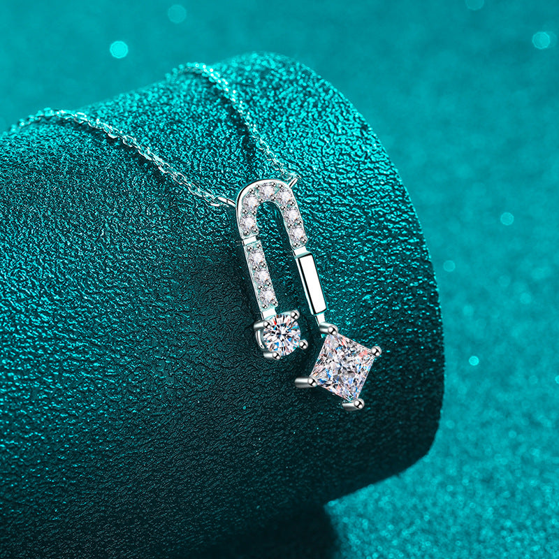 Moissanite Necklaces in 925 Sterling Silver 1.3ct