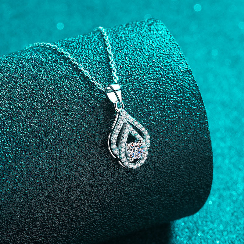 Moissanite Necklaces in 925 Sterling Silver 0.3ct