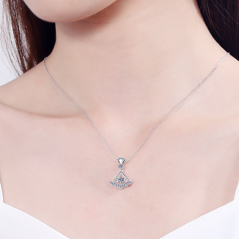 Moissanite Necklaces in 925 Sterling Silver 0.3ct