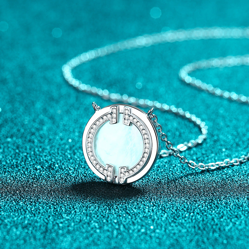 Moissanite Necklaces in 925 Sterling Silver