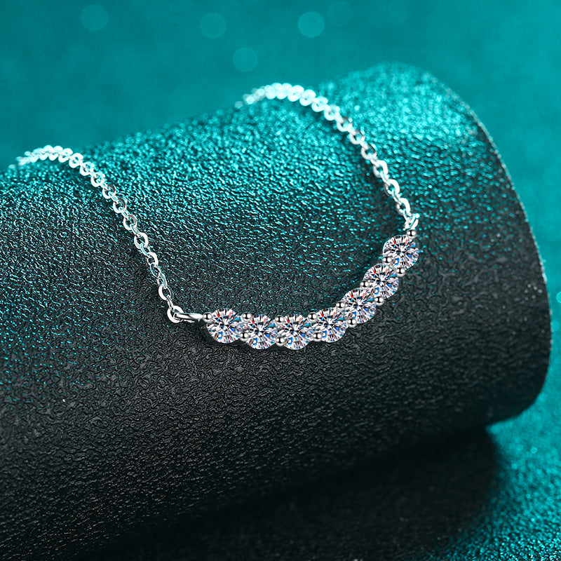 Moissanite Necklaces in 925 Sterling Silver 1.4ct