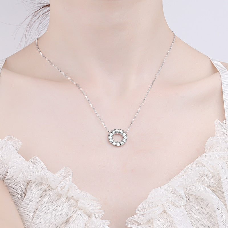 Moissanite Necklaces in 925 Sterling Silver 1.2ct