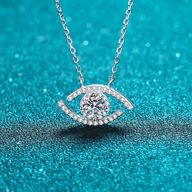 Moissanite Necklaces in 925 Sterling Silver 0.5ct