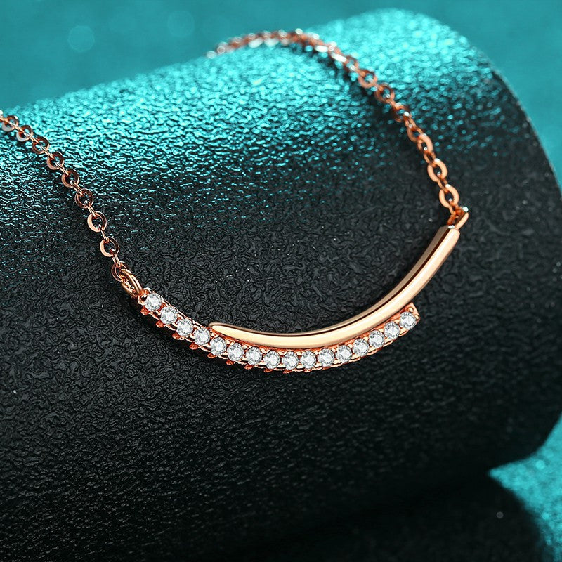 Moissanite Necklaces in 925 Sterling Silver 0.24ct