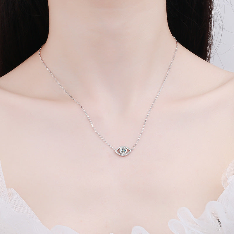 Moissanite Necklaces in 925 Sterling Silver 0.5ct