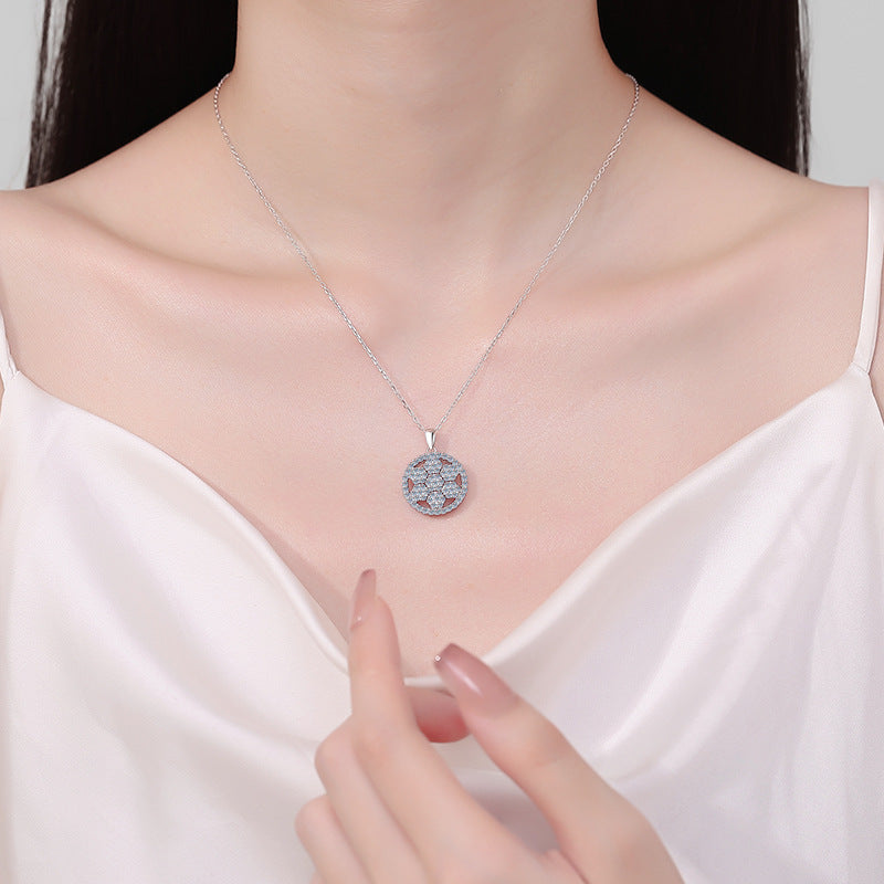Moissanite Necklaces in 925 Sterling Silver 1.185ct