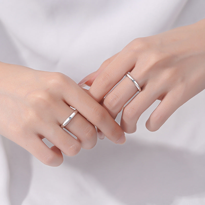 Moissanite Ring in 925 Sterling Silver