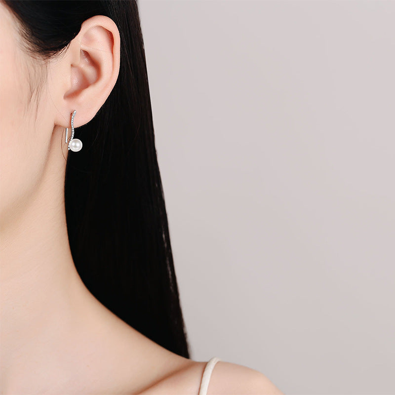 Moissanite Earrings in 925 Sterling Silver