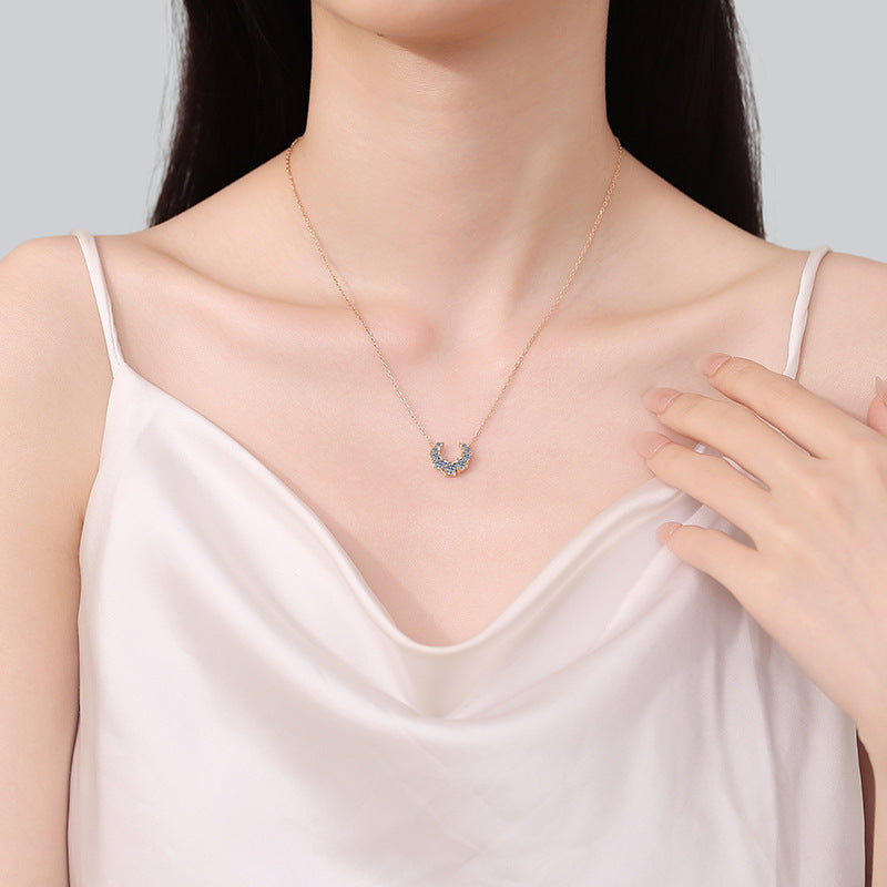 Moissanite Necklaces in 925 Sterling Silver 0.66ct