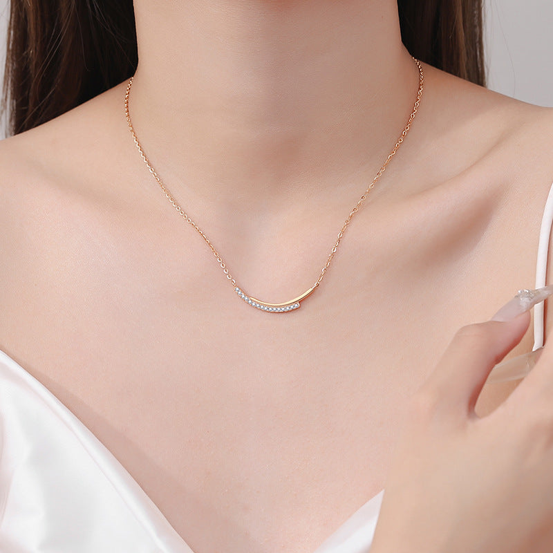 Moissanite Necklaces in 925 Sterling Silver 0.24ct
