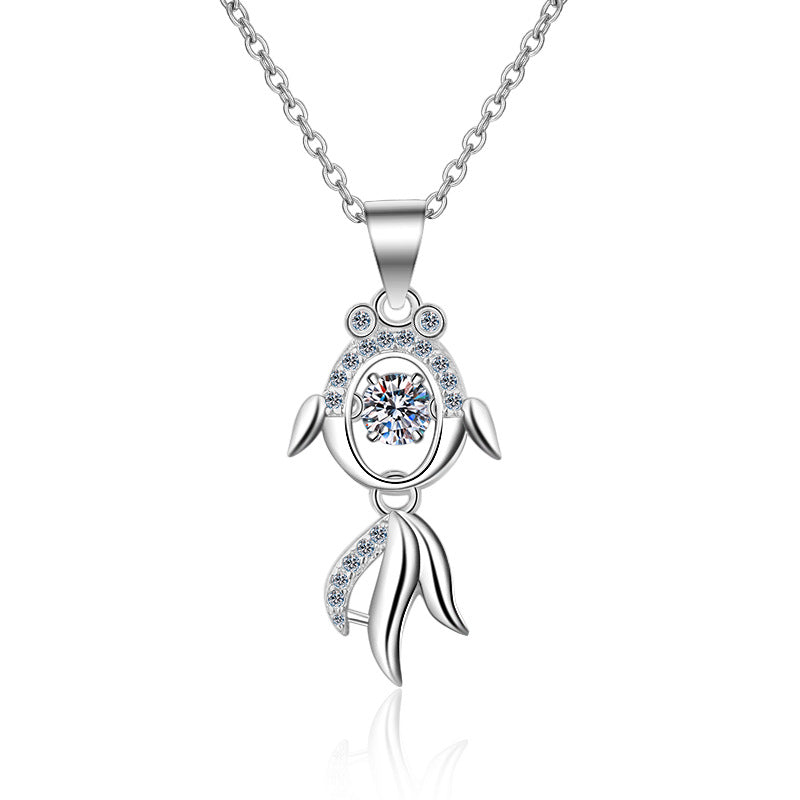 Moissanite Necklaces in 925 Sterling Silver 0.3ct